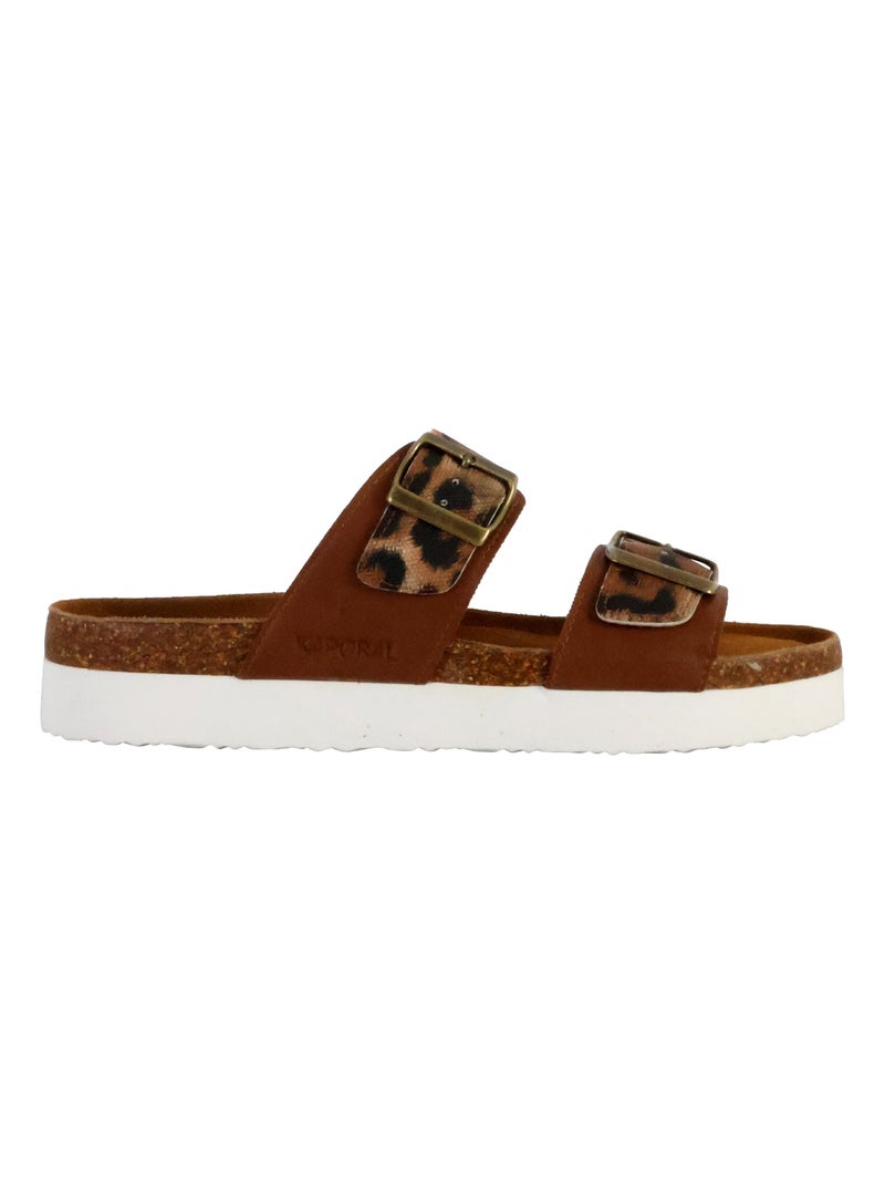 Kaporal solinea bruine sandalen voor dames Bruin - Kiabi