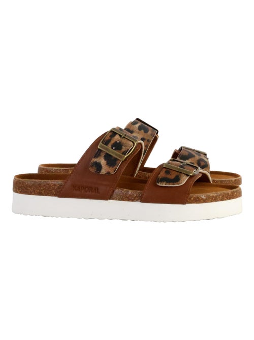 Kaporal solinea bruine sandalen voor dames - Kiabi