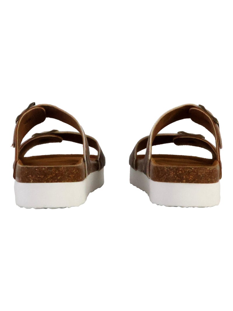Kaporal solinea bruine sandalen voor dames Bruin - Kiabi
