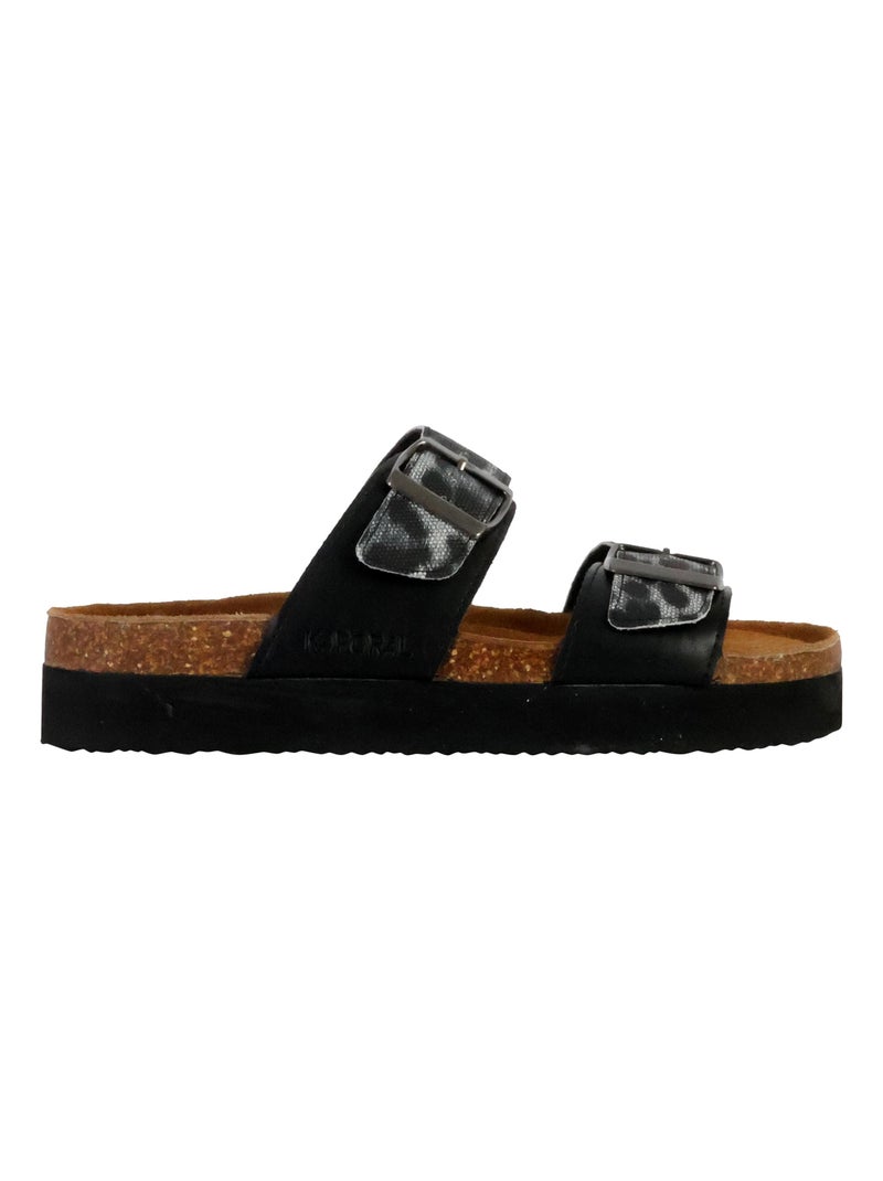 Kaporal solinea zwarte sandalen voor dames Zwart - Kiabi