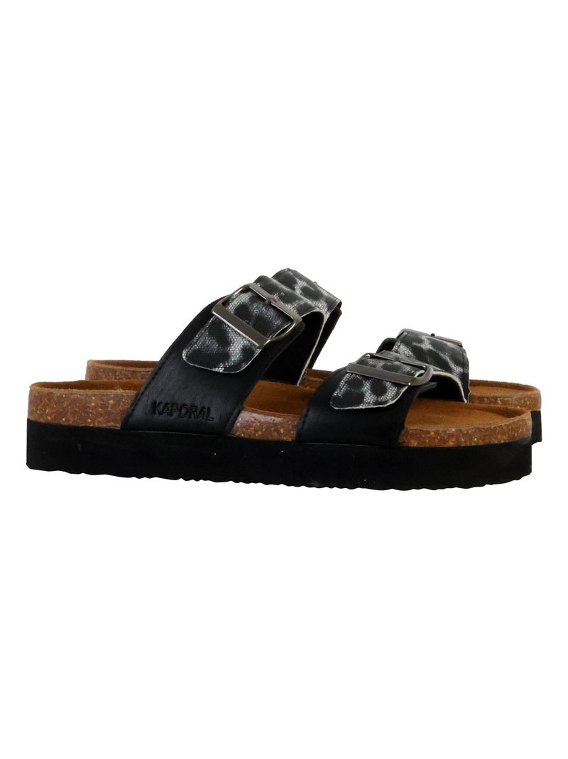 Kaporal solinea zwarte sandalen voor dames Zwart - Kiabi