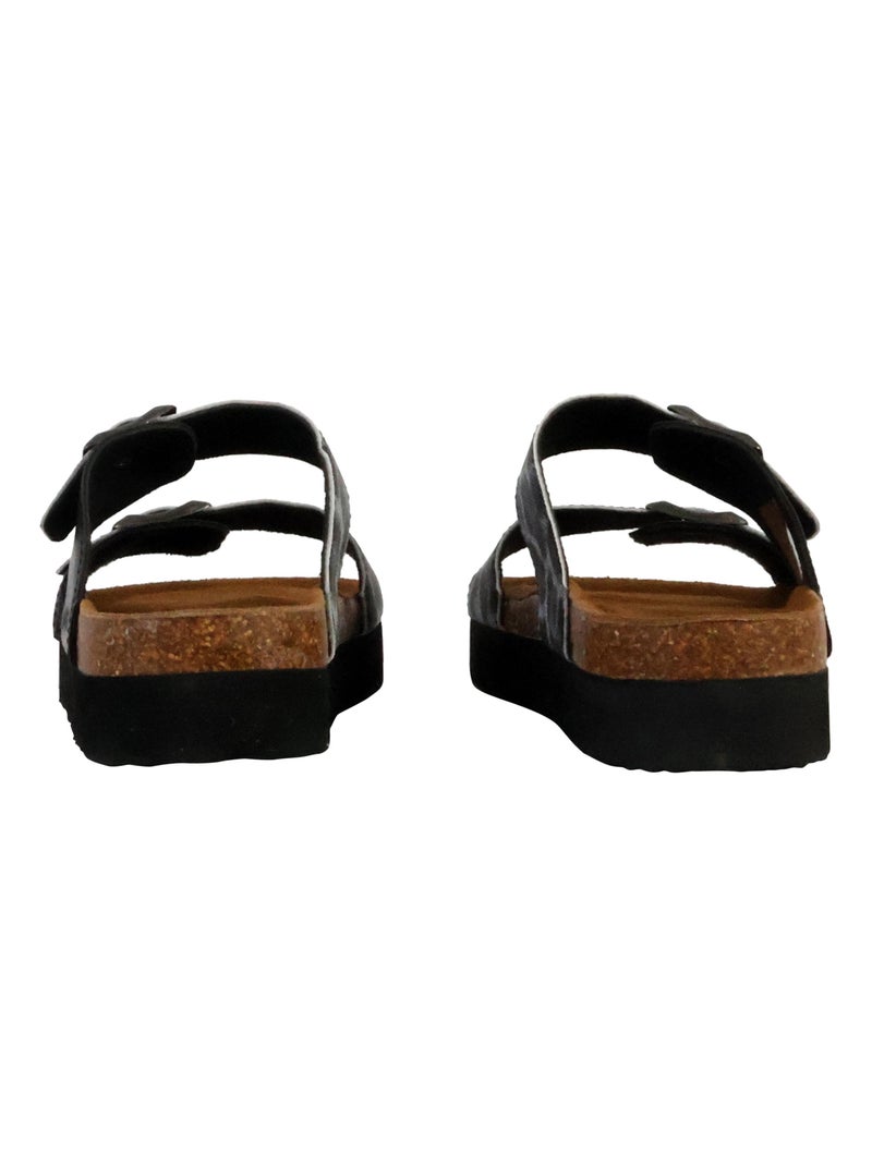 Kaporal solinea zwarte sandalen voor dames Zwart - Kiabi