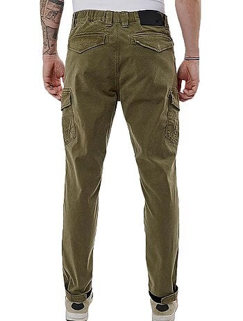 Kaporal tiagoe kaki stoffen herenpantalon