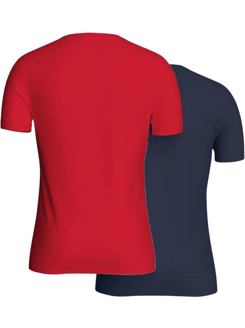 Kaporal TIFTH T-shirts voor Heren - 2-pack Marine/Rood Rood - Kiabi