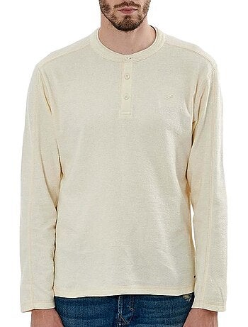 Kaporal tins ecru t-shirt voor heren