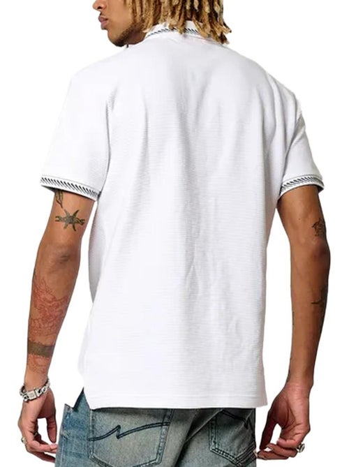 Kaporal Tirue Heren Polo Wit - Kiabi Kaporal Tirue Heren Polo Wit - Kiabi