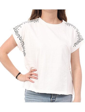 Kaporal titow ecru t-shirt voor dames