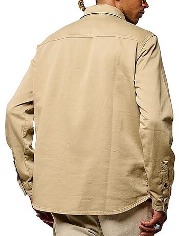 Kaporal tizio beige herenoverhemd