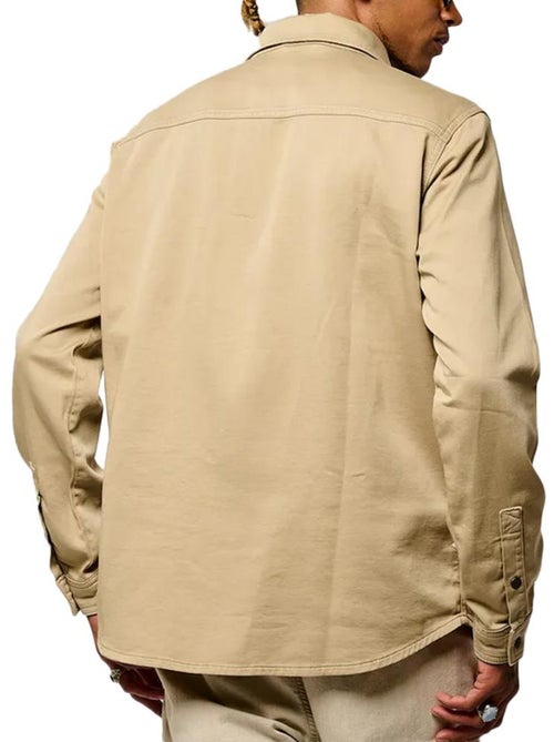 Kaporal TIZIO Beige Herenoverhemd - Kiabi Kaporal TIZIO Beige Herenoverhemd - Kiabi