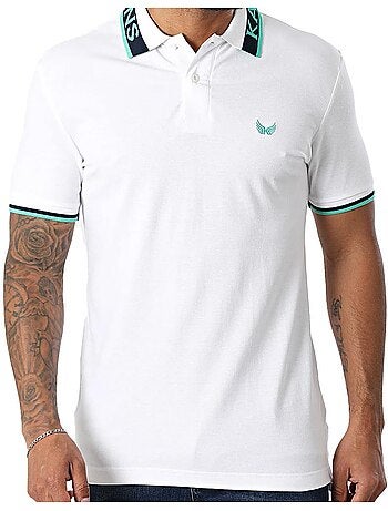 Kaporal toby witte polo voor heren