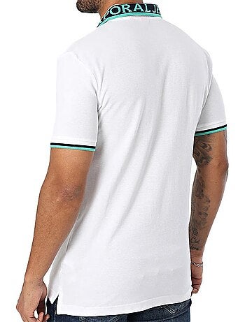 Kaporal toby witte polo voor heren