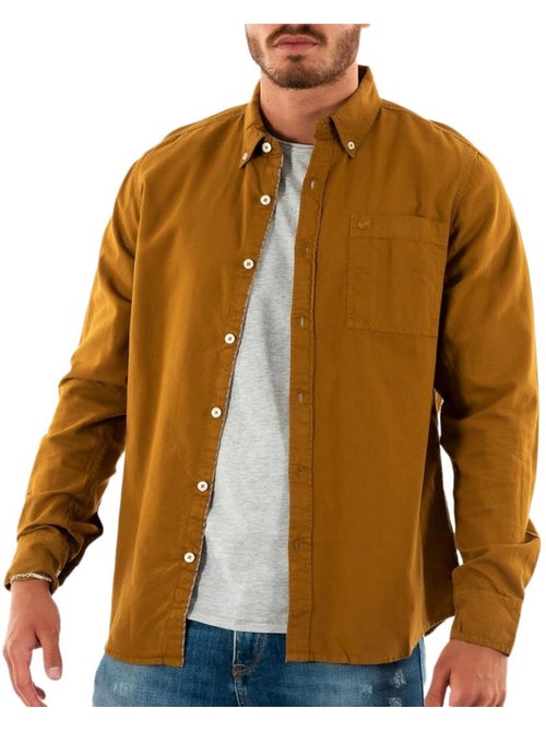 Kaporal TOME Camel Herenoverhemd - Kiabi Kaporal TOME Camel Herenoverhemd - Kiabi