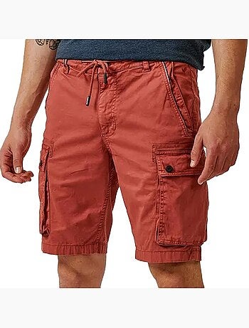 Kaporal toshie korte heren broek rood