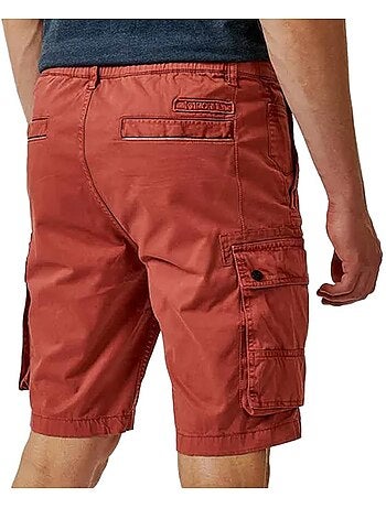 Kaporal toshie korte heren broek rood