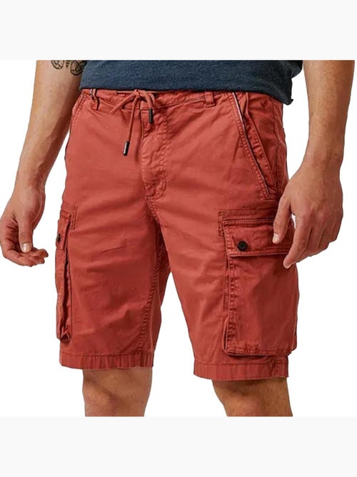 Kaporal TOSHIE Korte Heren Broek Rood - Kiabi Kaporal TOSHIE Korte Heren Broek Rood - Kiabi