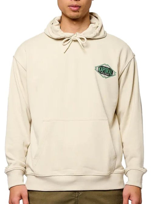 Kaporal Touti Beige Heren Sweatshirt - Kiabi Kaporal Touti Beige Heren Sweatshirt - Kiabi