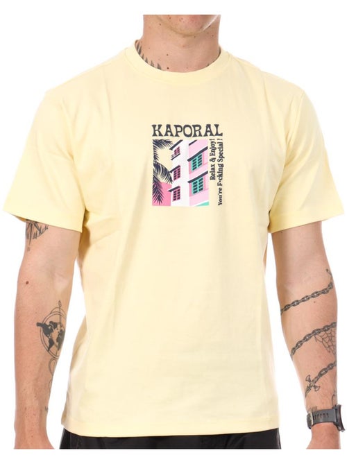 Kaporal tysone geel t-shirt voor heren - Kiabi Kaporal tysone geel t-shirt voor heren - Kiabi