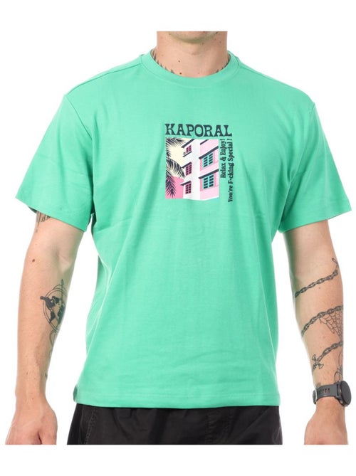 Kaporal TYSONE Groen T-shirt voor Heren - Kiabi Kaporal TYSONE Groen T-shirt voor Heren - Kiabi