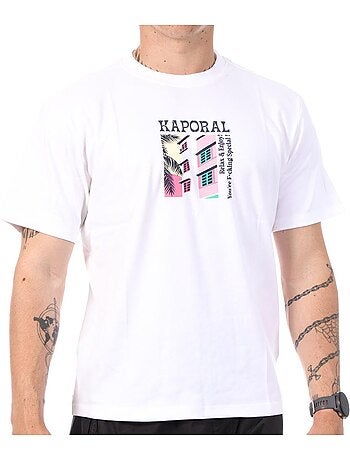 Kaporal tysone wit t-shirt voor heren