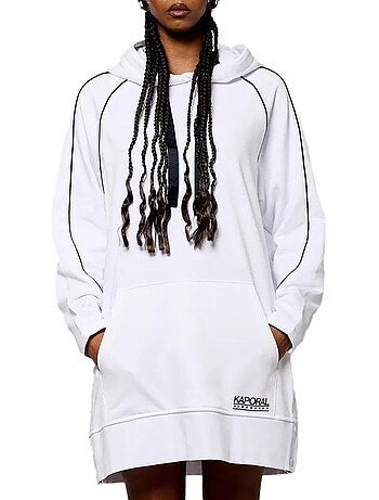 Kaporal vacrih witte sweatjurk voor dames