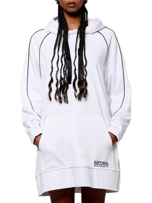 Kaporal VACRIH Witte Sweatjurk voor Dames - Kiabi Kaporal VACRIH Witte Sweatjurk voor Dames - Kiabi