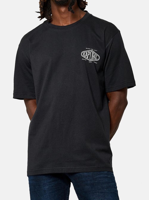 Kaporal VADIH Zwart T-shirt voor Heren - Kiabi Kaporal VADIH Zwart T-shirt voor Heren - Kiabi