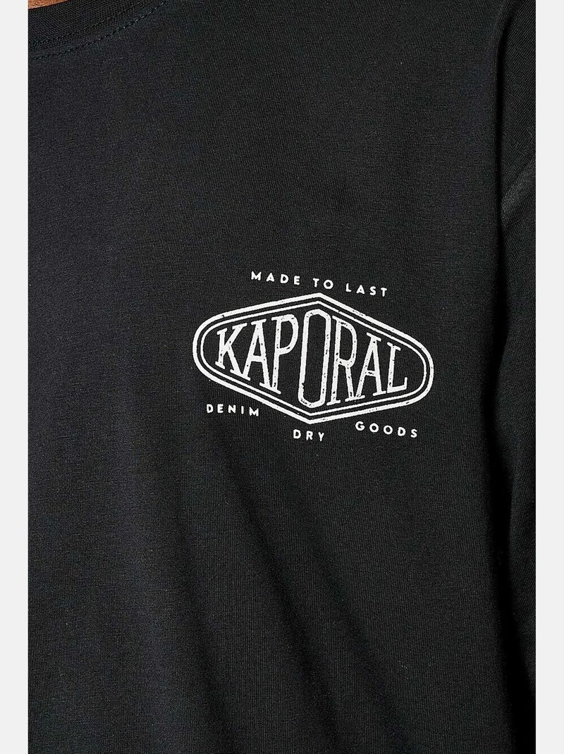 Kaporal VADIH Zwart T-shirt voor Heren Zwart - Kiabi