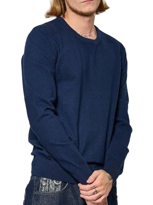 Kaporal vaeroh heren trui marineblauw - Kiabi