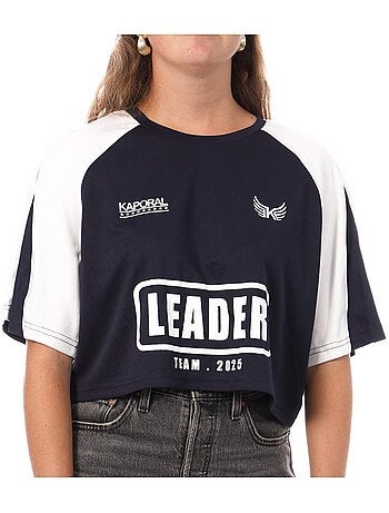 Kaporal valse dames t-shirt marine/wit