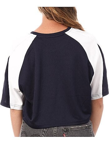 Kaporal valse dames t-shirt marine/wit