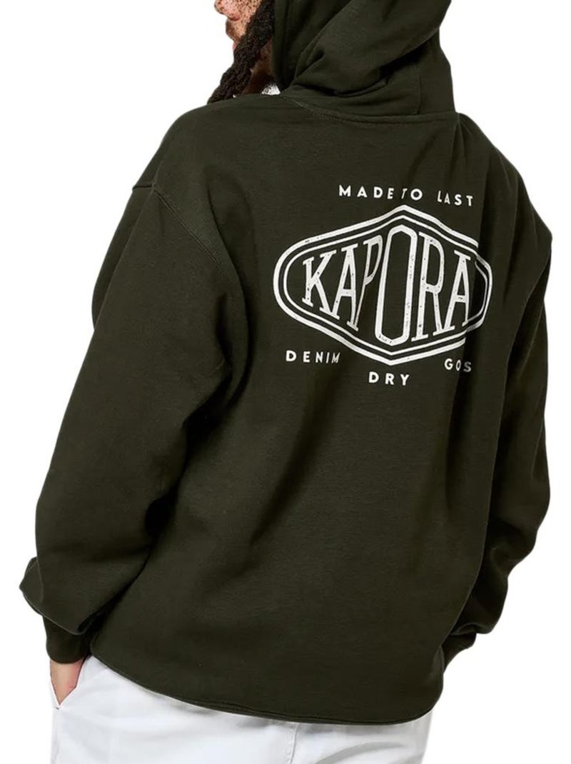 Kaporal Vardoh Heren Hoodie Kaki Licht kakigroen - Kiabi
