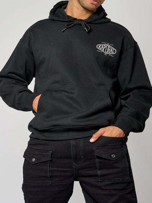 Kaporal VARDOH Zwart Heren Sweatshirt - Kiabi Kaporal VARDOH Zwart Heren Sweatshirt - Kiabi
