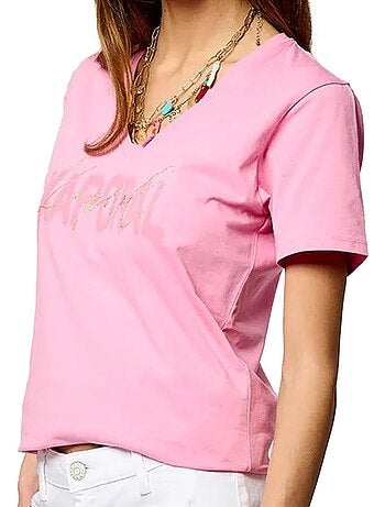 Kaporal vasice rosé t-shirt voor dames