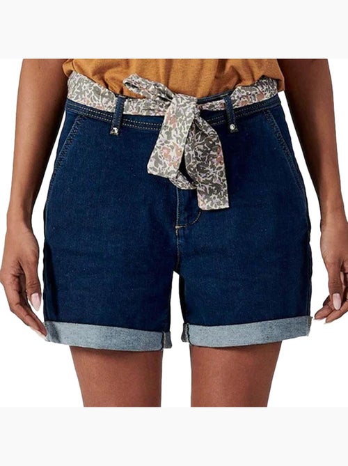 Kaporal Vaure Donkerblauwe Jeans Short voor Dames - Kiabi Kaporal Vaure Donkerblauwe Jeans Short voor Dames - Kiabi