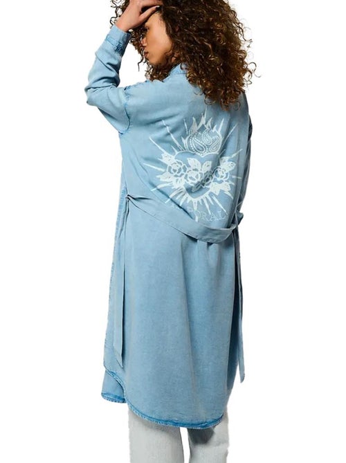 Kaporal VERSIH Denim Jurk Blauw voor Dames - Kiabi Kaporal VERSIH Denim Jurk Blauw voor Dames - Kiabi