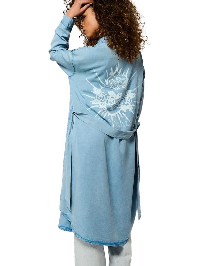 Kaporal VERSIH Denim Jurk Blauw voor Dames Blauw - Kiabi
