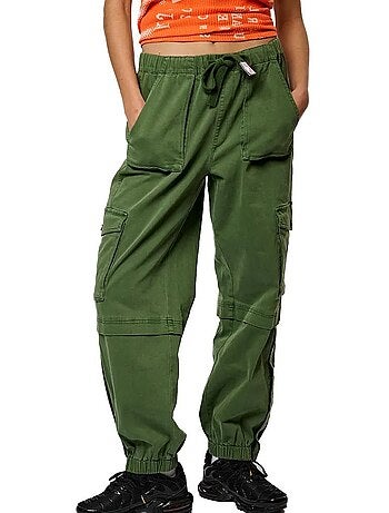 Kaporal verum groene cargo broek voor dames