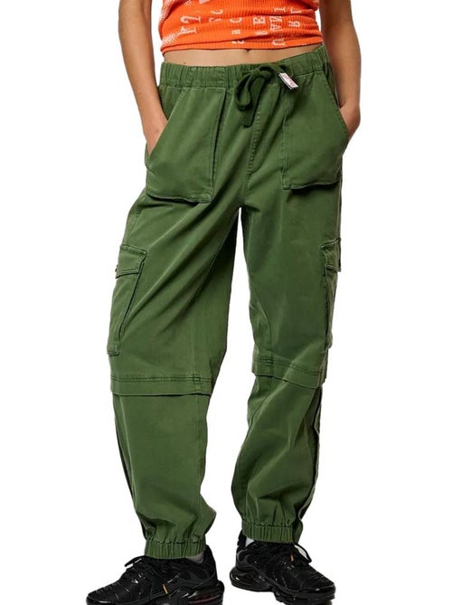 Kaporal Verum groene cargo broek voor dames - Kiabi Kaporal Verum groene cargo broek voor dames - Kiabi