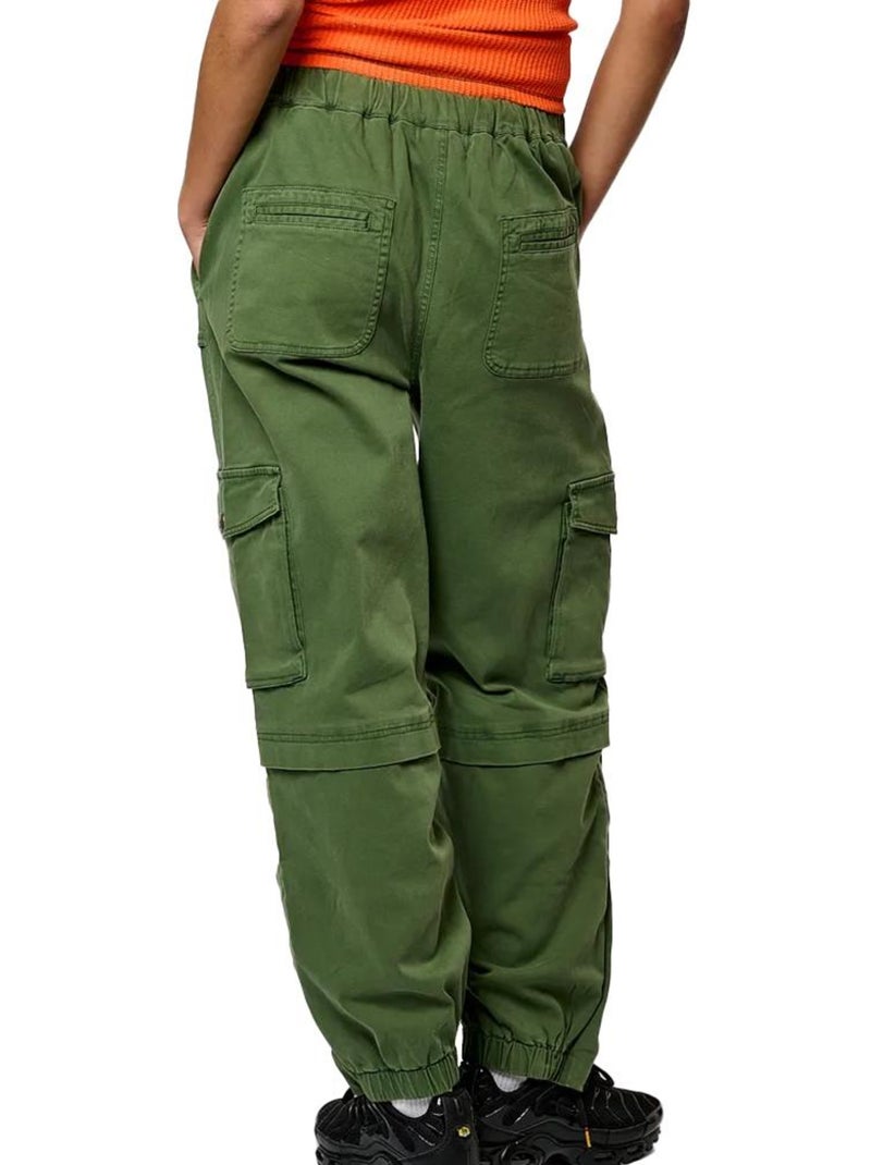 Kaporal Verum groene cargo broek voor dames Groen - Kiabi