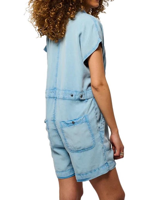 Kaporal Vidor Blauwe Combishort voor Dames - Kiabi Kaporal Vidor Blauwe Combishort voor Dames - Kiabi