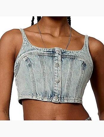 Kaporal vif spijker top voor dames - blauw