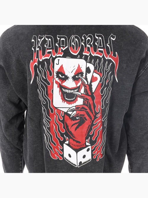 Kaporal Vince Heren Hoodie Grijs - Kiabi Kaporal Vince Heren Hoodie Grijs - Kiabi