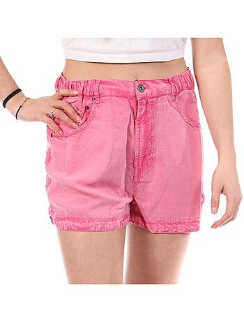 Kaporal visare korte dames short met rozenprint