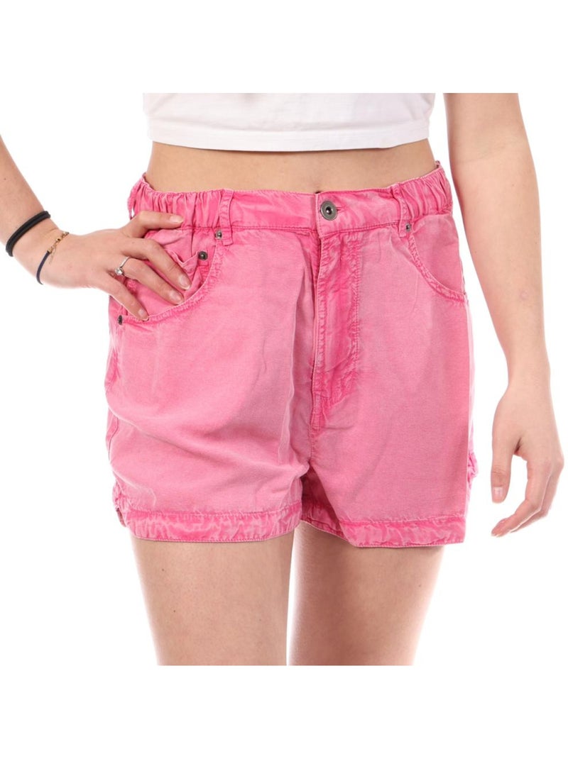 Kaporal VISARE korte dames short met rozenprint Roze - Kiabi