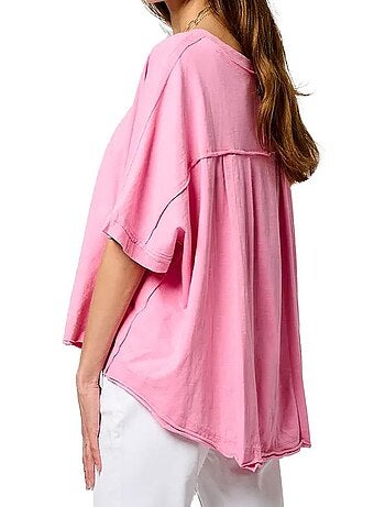 Kaporal vison dames t-shirt met rozenprint