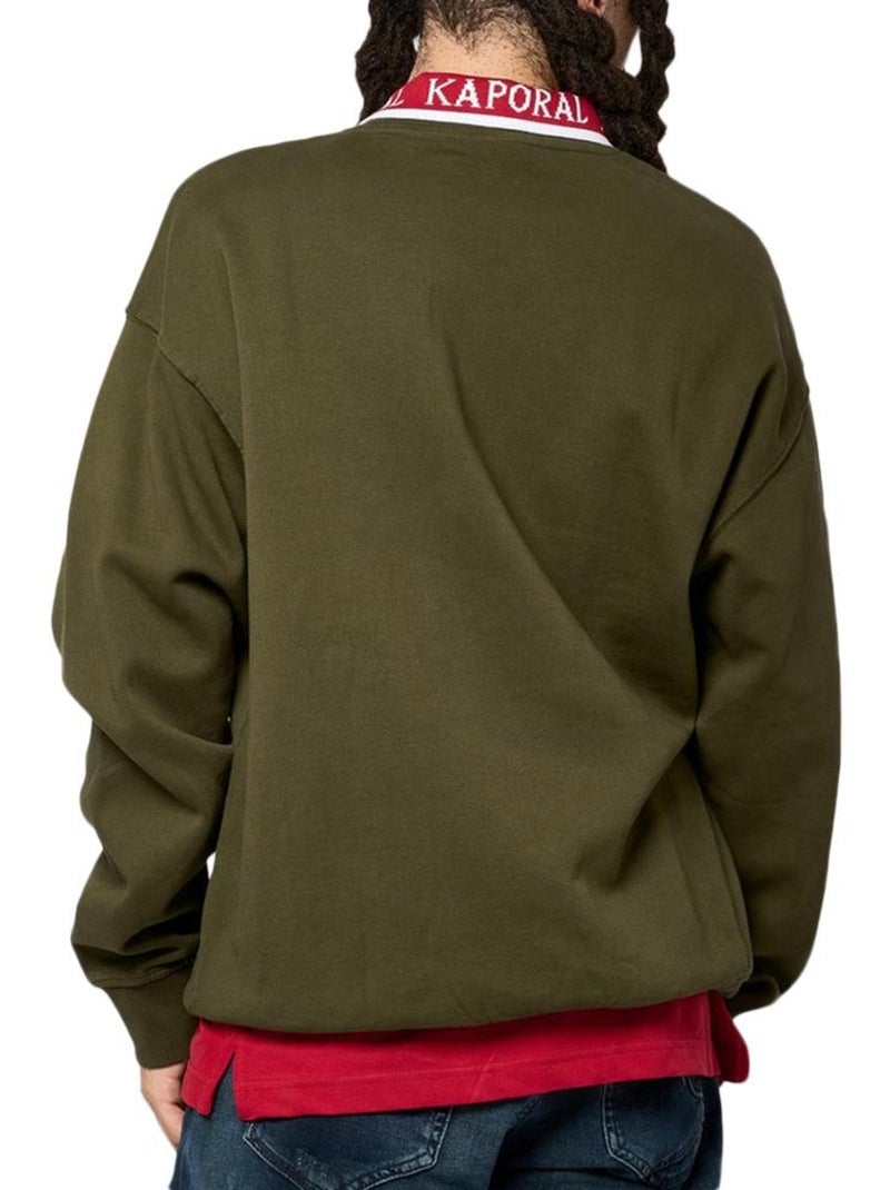 Kaporal VITOR Heren Khaki Sweatshirt Licht kakigroen - Kiabi