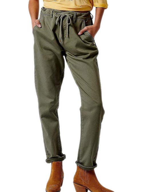 Kaporal Viwixe Dames Kaki Broek - Kiabi Kaporal Viwixe Dames Kaki Broek - Kiabi
