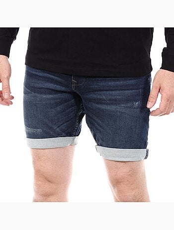 Kaporal vixtoes donkerblauwe jeans short voor heren