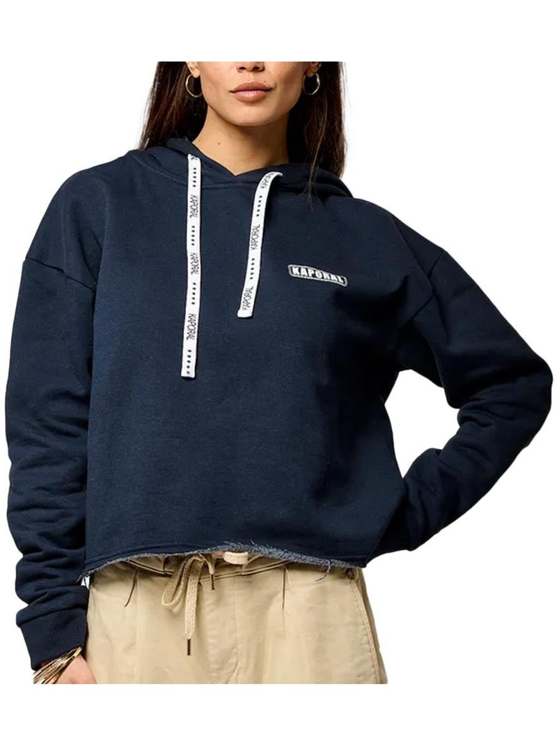Kaporal Vlap Marine Dames Sweatshirt Marineblauw - Kiabi
