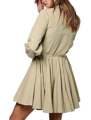 Kaporal vobeh beige jurk voor dames